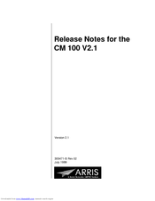 Nortel CM 100 V2.1 Release Note