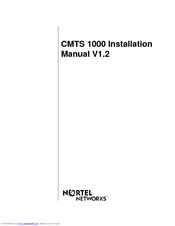 Nortel CMTS 1000 Install Manual