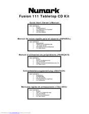 Numark Fusion111 Quick Start Owner's Manual