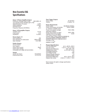 Nuvo Essentia E6G Specifications