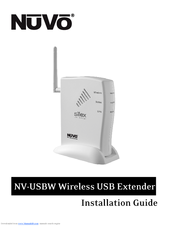 Nuvo NV-USBW Installation Manual