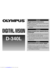 Olympus Digital Vision D-340L Instructions Manual