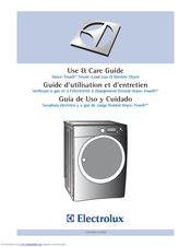 Electrolux Dryer Use And Care Manual