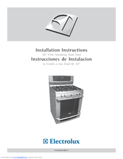 Electrolux EW30DF65G S Installation Instructions Manual