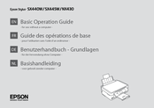 Epson Stylus SX445W Basic Operation Manual