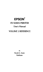 Epson RX-100 User Manual