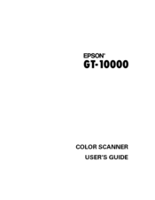 Epson B107011F - GT 10000 User Manual