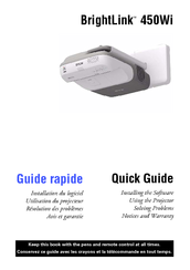 Epson BrightLink 450Wi - Interactive Projector Quick Manual