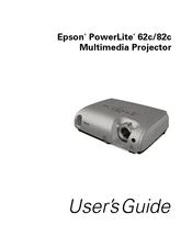 Epson V11H178020 - PowerLite 62c SVGA LCD Projector User Manual