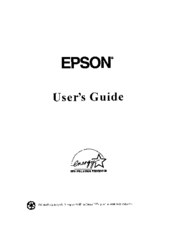Epson ActionTower 8000/75 User Manual
