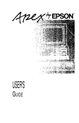 Epson Apex User Manual