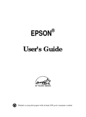 Epson ActionTower 8600 User Manual