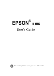 Epson EL 486UC+ User Manual
