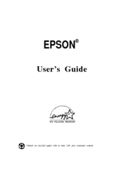 Epson Endeavor Pro User Manual