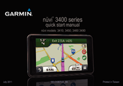 Garmin nuvi 3490LT Quick Start Manual