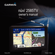 Garmin nuvi 2585TV Owner's Manual