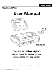 On-Hold Plus OHP-4500 User Manual