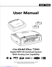 On-Hold Plus OHP-7500 User Manual