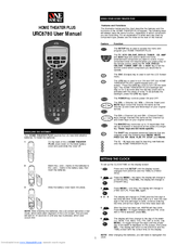 One for All URC-8780 User Manual
