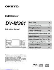 Onkyo DV-M301 Instruction Manual