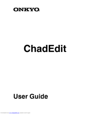 Onkyo CHAD User Manual