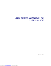 Optima Centoris G200 User Manual