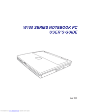 Optima W100 SERIES User Manual