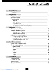 Optoma H56 User Manual