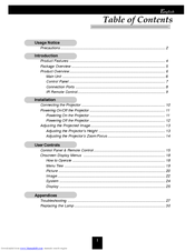 Optoma H76 User Manual