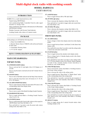 Oregon Scientific BARM123A User Manual