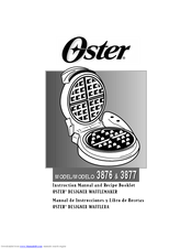 Oster 3876 Instruction Manual And Recipe Booklet