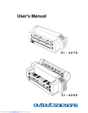 Output Solutions CI-4080 User Manual