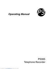 P3 International P5085 Operating Manual