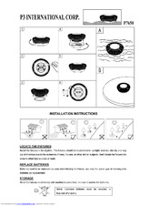 P3 International Sol Mate P7650 Installation Instructions