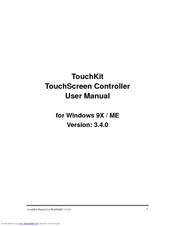 POS-X TouchKit User Manual