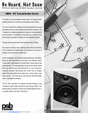 PSB CustomSound CW26 Specifications