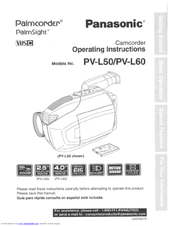 Panasonic PVL60 - VHS-C User Manual
