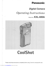 Panasonic CoolShot KXL-600A User Manual
