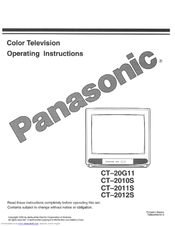 Panasonic CT-2010S Operating Instructions Manual