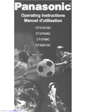 Panasonic CT-27G13D Operating Instructions Manual