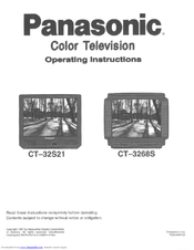 Panasonic CT-3268SV User Manual