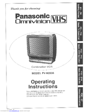 Panasonic OmniVision PV-M2036 User Manual