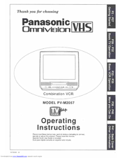 Panasonic OmniVision PV-M2057 User Manual