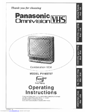 Panasonic OmniVision PV-M2737 User Manual