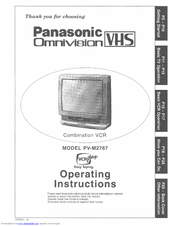 Panasonic OmniVision PV-M2767 User Manual