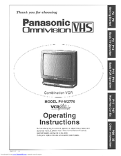 Panasonic OmniVision PV-M2776 User Manual