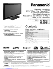 Panasonic Viera TC-42P1 Operating Instructions Manual