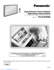 Panasonic TH61PHW6 - 61
