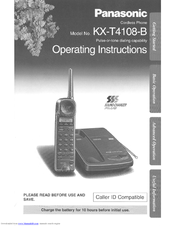 Panasonic KX-T4108-B Operating Instructions Manual