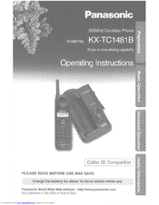 Panasonic KX-TC1481B User Manual